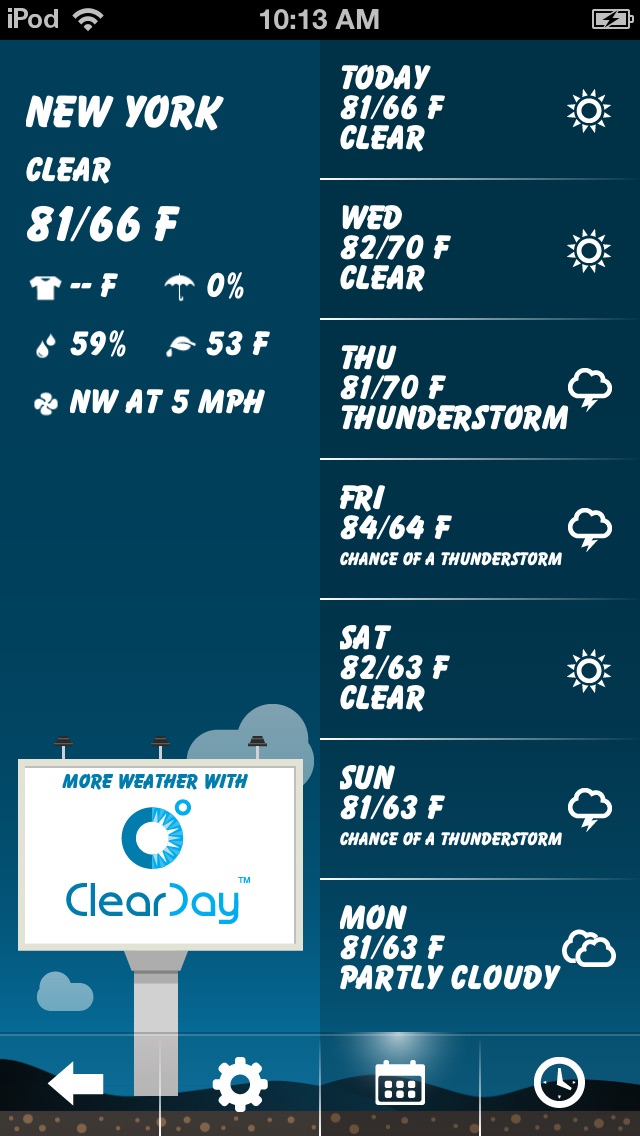 Weather Pal by Clear ... screenshot1