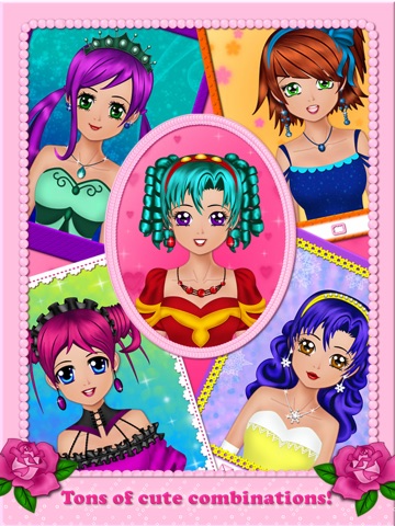 Screenshots of Make Up Makeover Dress Up Star Model Popstar Girl Beauty Salon - free educational makeup games for girls loving fashion in anime style for iPad
