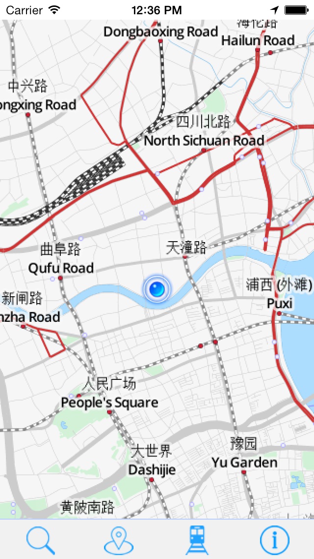 オフライン地図上海 - ガイド、観光スポッ... screenshot1