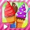 Sugar Cone Creator - Soft Creamy Ice Cream dessert on sunny beach