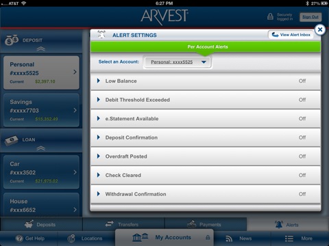 arvest customer service