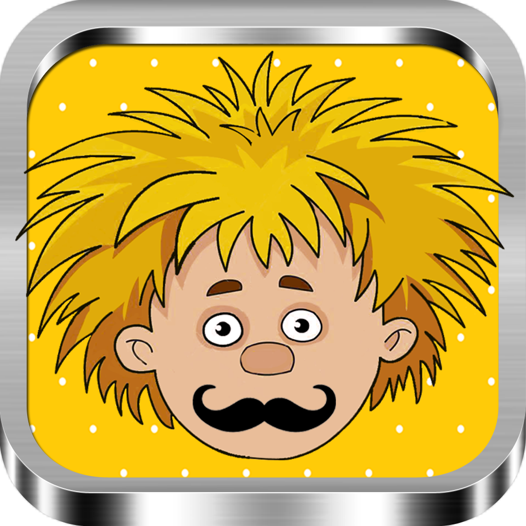 Funny Mustache Style App Icon