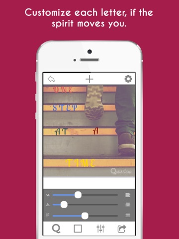 Screenshots of Quick Cap Free - Captions And Quotes Maker for iPad