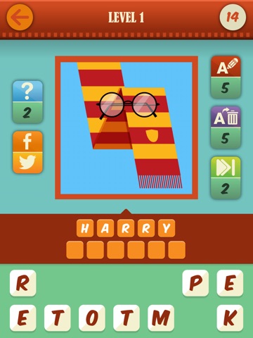 Screenshots of Guess The Movie Game - A film pop quiz trivia to test your knowledge of blockbusters. From Conjuring and Carrie to Despicable Me, Thor and Jackass: quotes, hints, posters, actors & actresses. for iPad