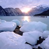 清新墙纸,屏保-雪峰雪景