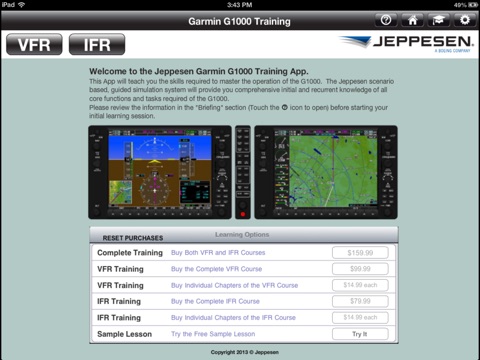 garmin g1000 training free download