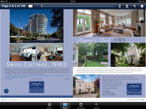 Скриншот из London Property Magazine North West & Central