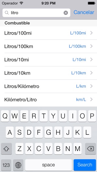 Captura de pantalla del iPhone 3