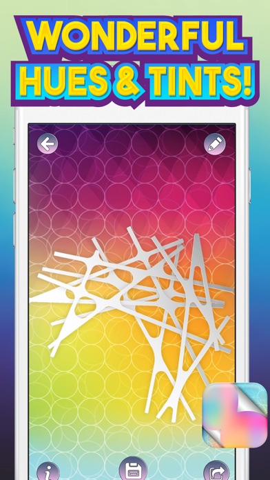 色のグラデーション壁紙 カラフルな背景画像や角柱状テーマ Iphoneアプリ Applion