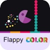 Flappy Color: Help the Pacman fly over color switch barrier fps pacman 