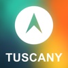 Tuscany, Italy Offline GPS : Car Navigation tuscany italy vacation packages 
