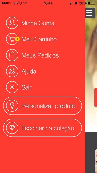 Captura de tela do iPhone 4