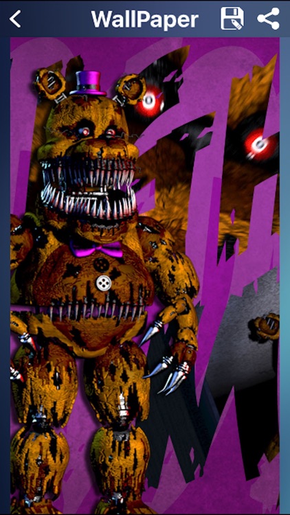 Download Nightmare Freddy Scary Puppet Wallpaper
