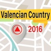 Valencian Country Offline Map Navigator and Guide valencian community flag 