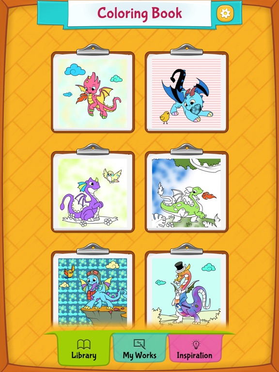 Игра Игры Раскраски Драконы для Детей