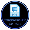 Templates for PPT(4x3 size) oral presentation template 