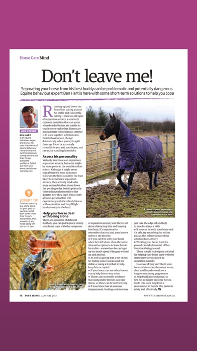 Your Horse Magazine review screenshots