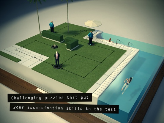 Screenshots of Hitman GO for iPad
