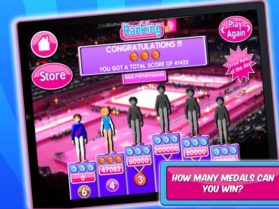 Игра Gymnastic & Dance Girls Game