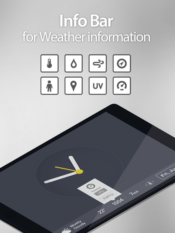 Red Clock (Alarm & Weather) screenshot 10