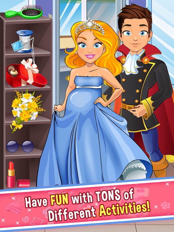 Screenshots of Princess Mommy's New Baby Doctor - my mom newborn salon games for little girl kids for iPad