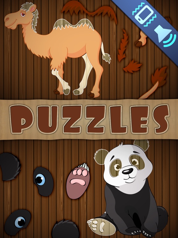 Screenshots of Animal Puzzles Games: Kids & Toddlers free puzzle for iPad