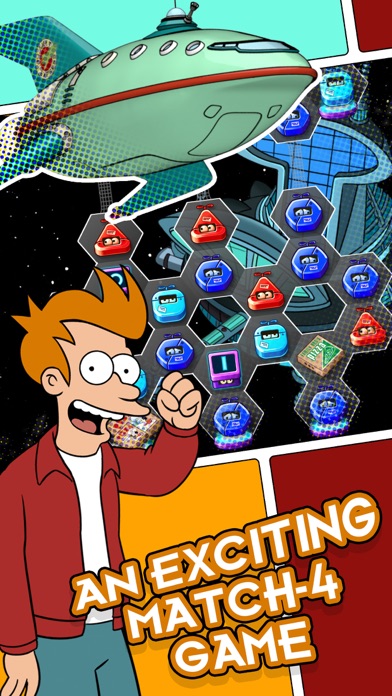 Screenshots of Futurama: Game of Drones for iPhone