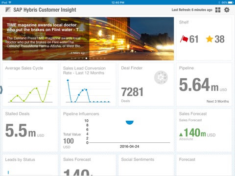 Скриншот из SAP Hybris Customer Insight