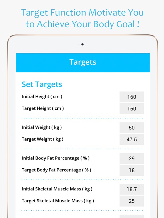 body measurement log