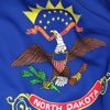 North Dakota Flag Stickers north korean flag 