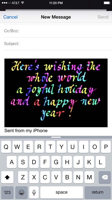 Captura de pantalla del iPhone 5