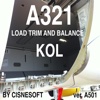 A321 KOL LOADSHEET TRIM and BALANCE