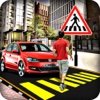 Cross the road : real highway speedy vehicles