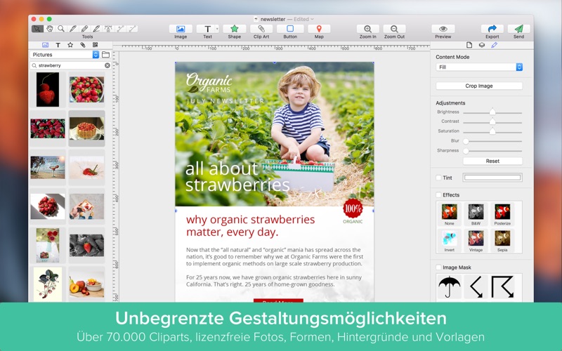 Email Designer Pro Stilvolle E Mails Gestalten Bei Wombat Apps Llc