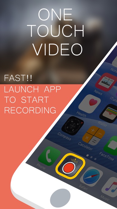 VidEO (One Touch Video Recorder with zoom )のおすすめ画像1