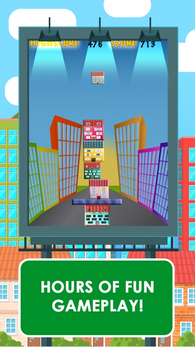 Tiny Town Tower Stacker: Super Block Builder Pro Screenshot on iOS