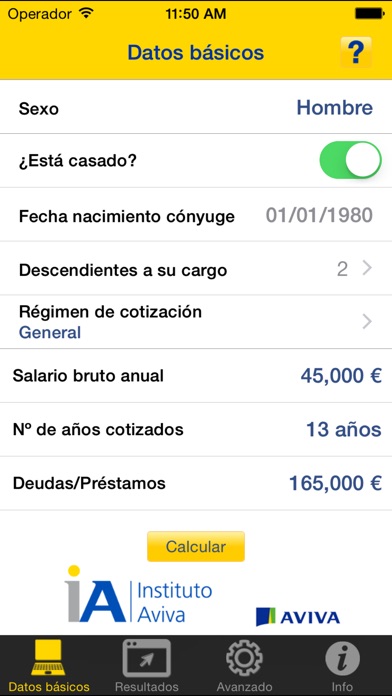 Captura de pantalla del iPhone 1