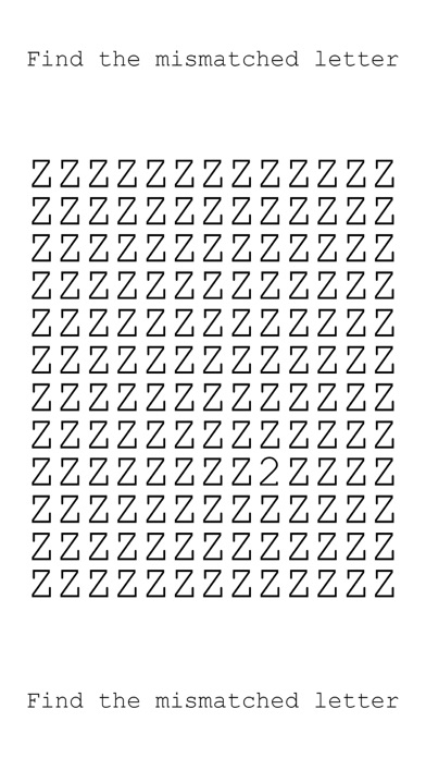 Screenshots of The Impossible Letter Game for iPhone