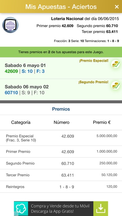 Captura de pantalla del iPhone 3