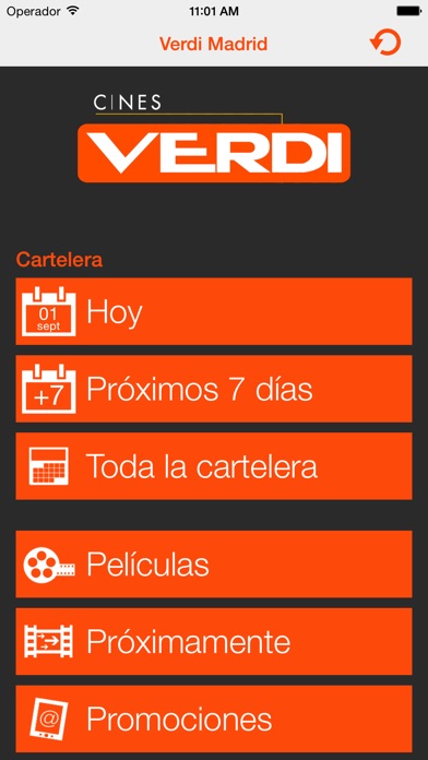 Captura de pantalla del iPhone 1