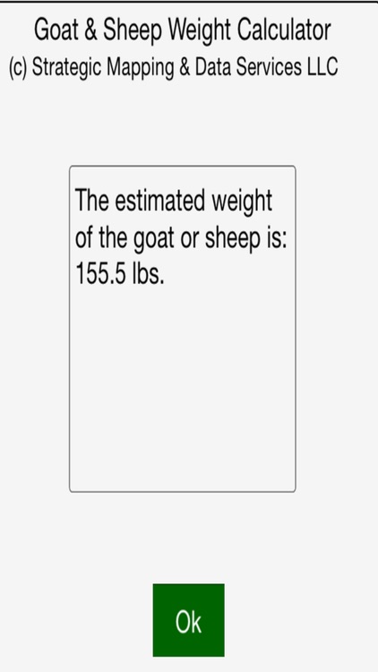 goat app calculator
