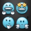 Голубой смайлик Минис Клавиатура с Emoji мира