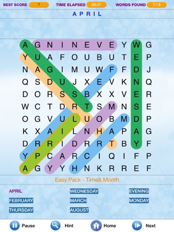 Screenshots of Word Search - Find Crossword Challenged Puzzles for iPad