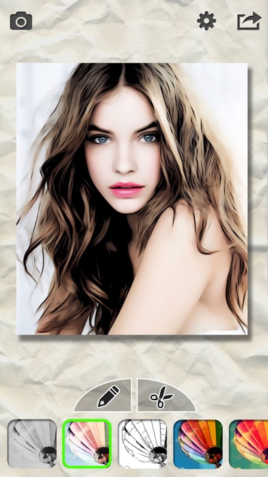 Screenshots of Pencil Sketch Pad - My Cartoon Effects Filter Booth & Portrait Photo Editor for iPhone