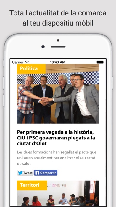Captura de pantalla del iPhone 2