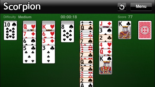 scorpion solitaire card game free download