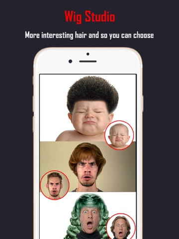 Screenshots of Insta Wig Studio - Hair Editor Booth to Design Hairstyle plus Change Color Effects for iPad