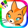 Gatos y gatitos - dibujos para pintar y libro para colorear para ordnance 