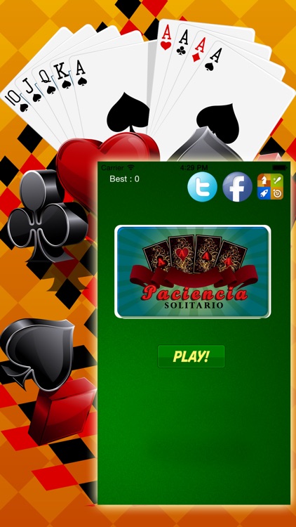 Paciencia Solitaire - Play Free Cards Game In A Tablet Edition by Adi Bloom