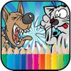 Cat And Dog Coloring Book Games For Kids dog games for kids 